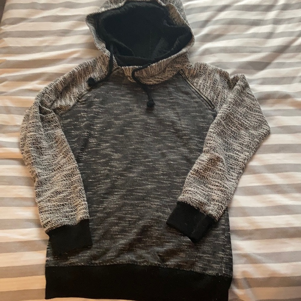 Rumor Boutique Cozy Sweatshirt Small Black Marled